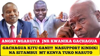 NDARETIGIRA NA NDIRAMAKA NGUSUPPORT KINDIKI NA NDIRAMAKIO NI GACHAGUA KUHAGURWO NGARUIYA NJR