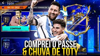 MITEI🔥😱COMPREI O PASSE DO TOTY & ABRI VÁRIOS PACKS!|FIFA 22 MOBILE|