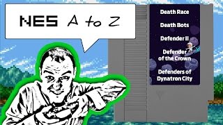 NES AtoZ 34 | Death Race, Death Bots, Defender II, Defender of Crown and Defenders of Dynotron City