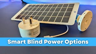 Automatically charging my battery smart blinds