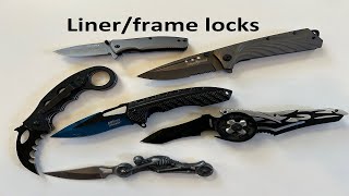 Liner & Frame lock knives EDC knife vol. 2