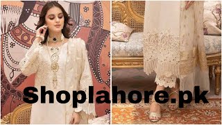 Charizma niche 3pcs embroidered with Dori work stitched suit