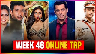 WEEK 48 ONLINE TRP | TOP 20 SHOWS LIST