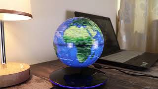 JOWHOL Magnetic Levitation Floating Globes with 6in Illuminated Globe