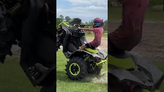 1st Time Wheelie  on my Renegade