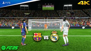 FC 25 | Barcelona vs Real Madrid Women’s El Clásico Penalty Shootout | 4K PS5.