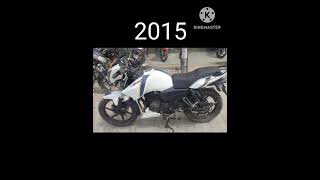 The Evolution of Apache bike (2005~2022)#shorts #viral #viralshort