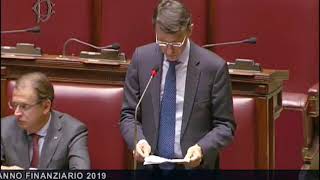 Intervento dell’On Andrea Mandelli su Rendiconto 2018 e Assestamento