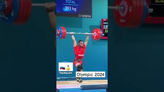 Bulgaria’s @karlos_nasar_ secured the men’s weightlifting 89 kg gold medal at the OlympicGames Paris