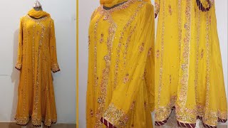 Party Wear Frock | Bridal | Latest Design | Zardozi Work | New Collection | Wedding Frock #wedding