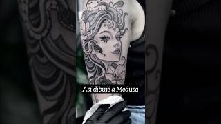 Así dibujé a Medusa #tatuaje #tattoo #AndrewPerdomo