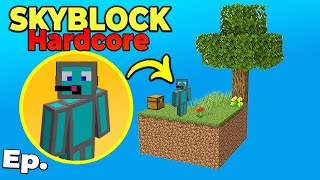 SkyBlock HARDCORE pe Minecraft Bedrock Edition 1.21 !! #shorts #minecraft #youtube #livestream #live