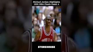 Michael Jordan 1991 NBA Finals Game 4 Highlights - GREAT Moves by MJ! #shorts