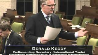 Gerald Keddy MP - Response to a Question from the NDP - March 6, 2013