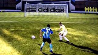 Fifa 09 Arena, PS3 Tutorial akka in air vs keeper