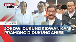 Saat Jokowi Dukung Ridwan Kamil, Pramono Didukung Anies di Pilgub Jakarta  SERIAL PILKADA