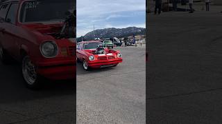 Chevy Vega at Barona drag strip RestoMods 2023 #chevy #dragrace #enginesound