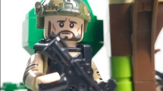 lego war gunfight in the woods