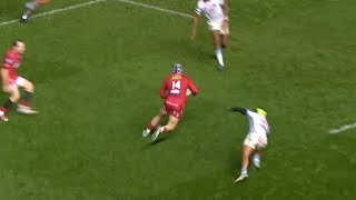 Ridiculous Sidestepping Beats THREE Springboks for Amazing Scarlets Try | Scarlets vs Bulls