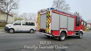 HLF 10 und DLK 23/12 auf dem Weg zur Tierbergung.       #feuerwehr #dlk #hld #ffw