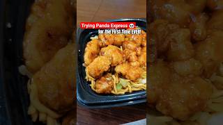 I tried PANDA EXPRESS for the First Time! 😱 Orange Chicken Chow Mein vs Fried Rice Review!