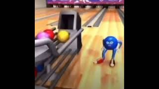 Bowling but the announcer is a god