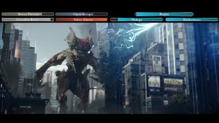 Scene Edit | Pacific Rim: Uprising | Tokyo Battle, with Healthbars (2/2)