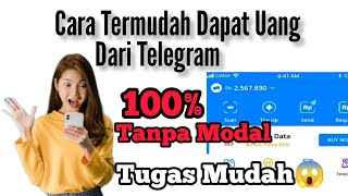 Cara Dapat Uang Dari Telegram|Terbaru Hari ini wajib coba 2023😱