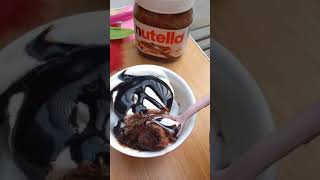 Nutella Mug Cake in 2 mints #shorts #youtubeshorts #yshorts #mugcake #nutella