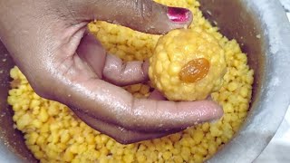 లడ్డు ఇలా జ్యూసీ గా టేస్ట్గా రావాలంటే | Boondi laddu preparation|Boondi laddu in telugu#boondirecipe