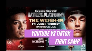 YouTube vs TikTok Boxing: Training camp & Ben's Mouthpiece