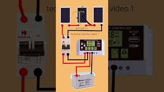 Solar panel connection 👍👍 #electrical #electrian #electrian #boardwiring #electrician #electritian