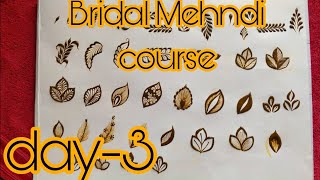 Bridal Mehndi course day-3||learn with @sehreenshennaclasses