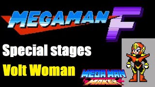 Mega Man F-Resurrection Volt Woman - 洛克人製作大師 Mega Man Maker