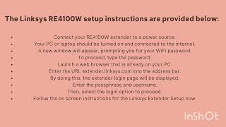Linksys RE4100W Setup