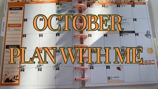 October Monthly Plan Setup!