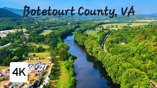 Aerial Drone Views of Botetourt County, VA | 4K