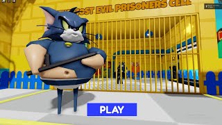 TOM & JERRY BARRY'S PRISON RUN (Obby) #roblox #scaryobby