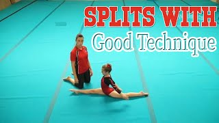 Head Over Heels Gymnastics Tutorials, Can you do splits with good technique?