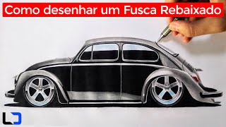 FUSCÃO PRETO REBAIXADO como desenhar (Parte 1 - Esboço)