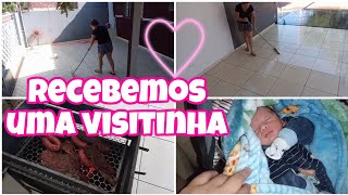 Faxina ,rotina, deixei as calçadas limpinhas/assamos carne e recebi visitas!