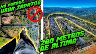 Un mirador de PISO DE CRISTAL oculto en Oaxaca | Motovlog Vik Moto TV