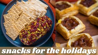 Festive Snacks for the Holidays  | Vegan Cheese Log (Calm & Relaxing)