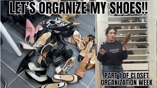 ORGANIZE WITH ME: Declutter and Organize my Shoe Wardrobes | Part 1 Organization & Declutter Series