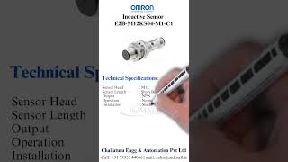 Omron Inductive Sensor E2B-M12KS04-M1-C1 | +91 79955 44066#shorts