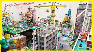 Lego Hospital Construction Site Improved!