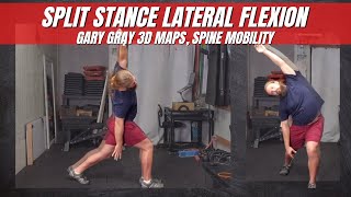 Split stance spinal lateral flexion - Gary Gray 3D Maps, Spine Mobility