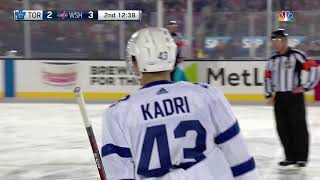 Nazem Kadri 24th Goal of the Season | Stadium Series (Toronto Maple Leafs at Washington Capitals)