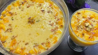 Mango Sabudana Dessert Recipe | Summer Special Dessert | Mango Dessert Recipe in Urdu Hindi