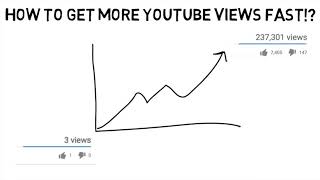 How to get MORE VIEWS ON YOUTUBE 2017